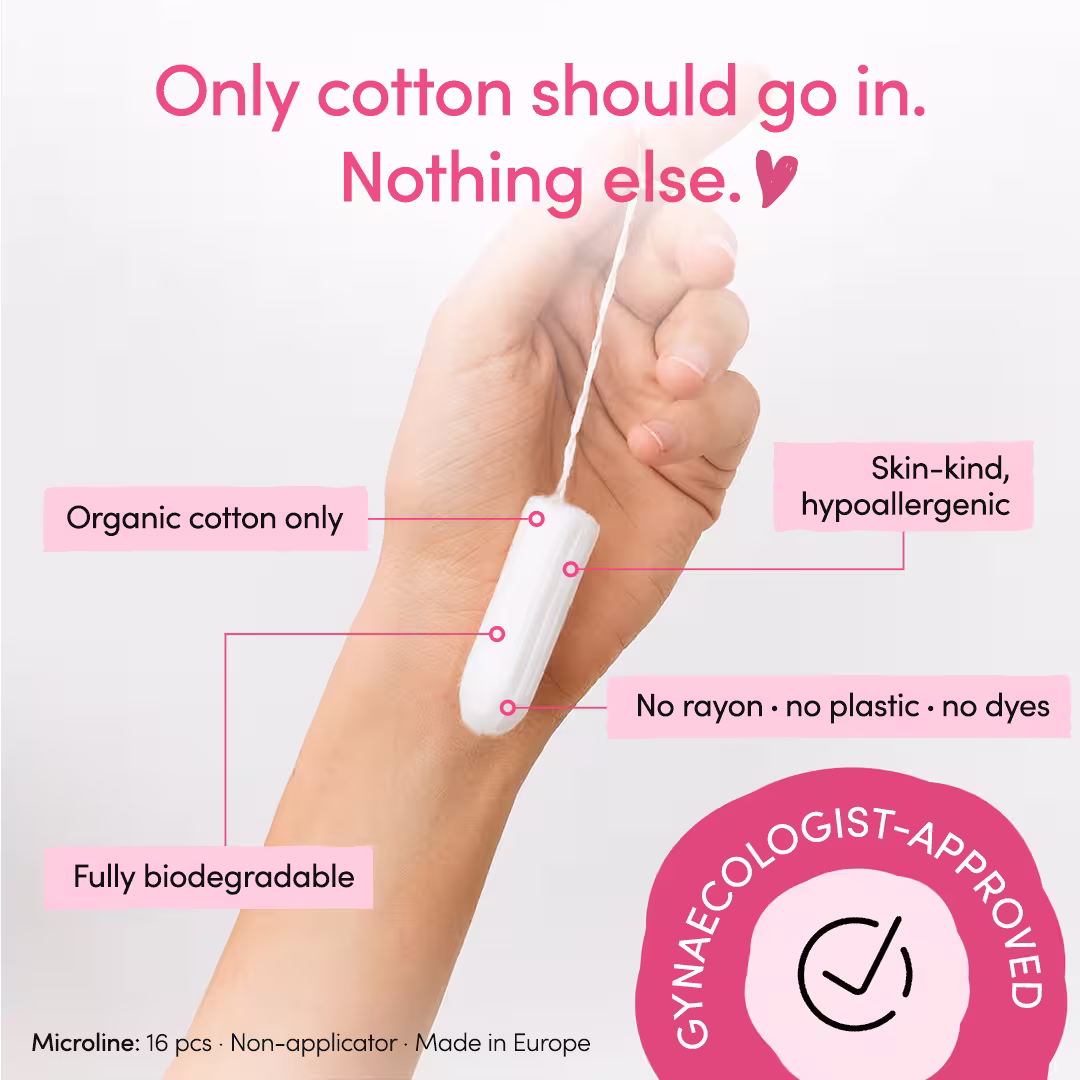 Normal organic tampons