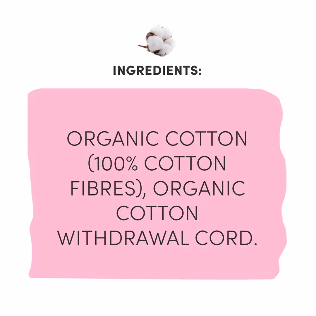 Normal organic tampons