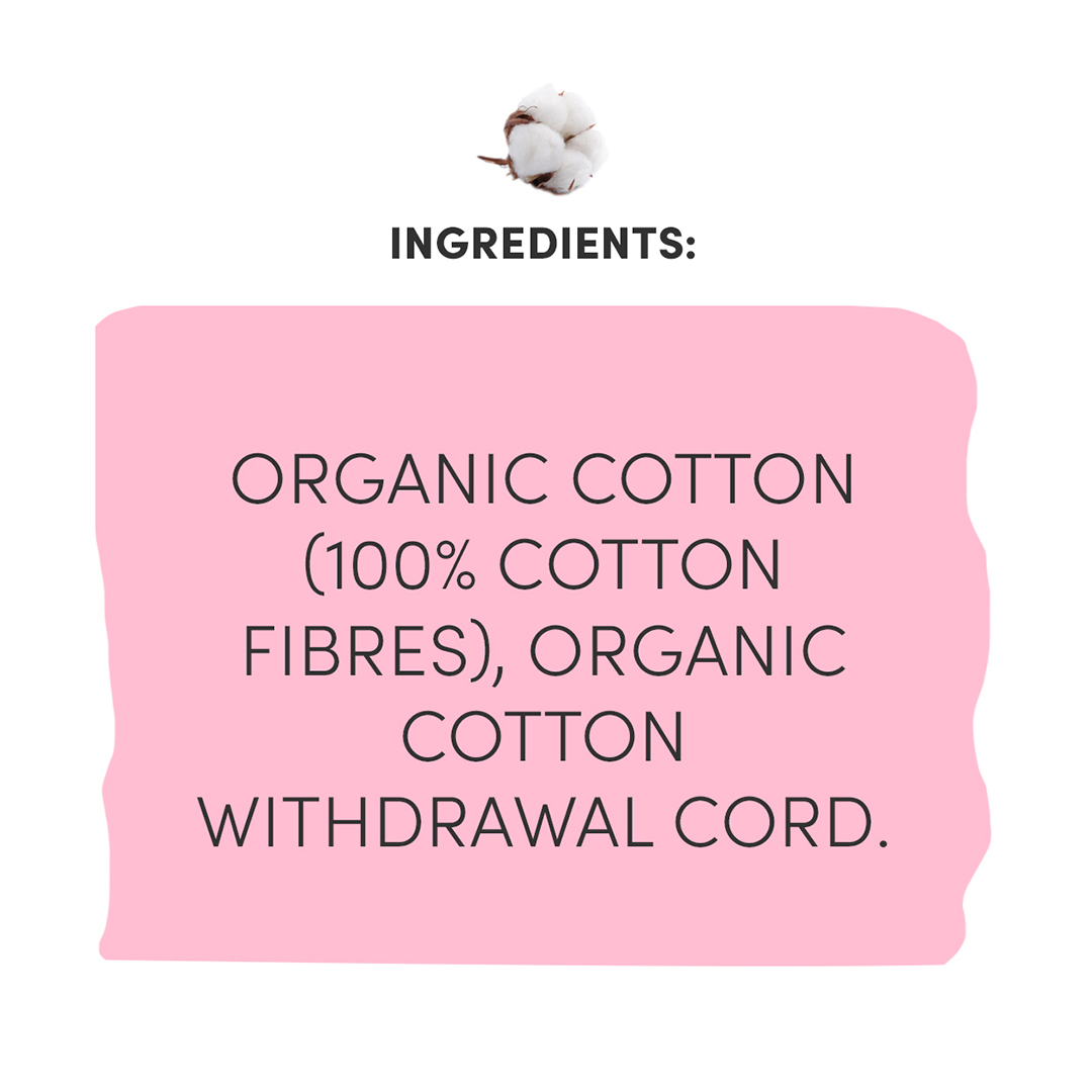 Normal organic tampons