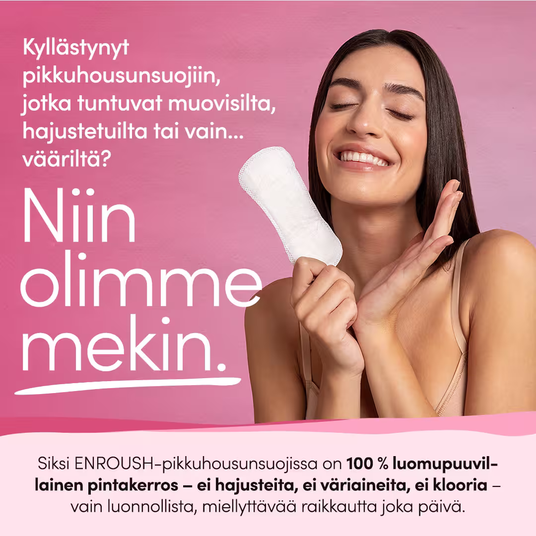 Tavalliset orgaaniset pikkuhousunsuojat
