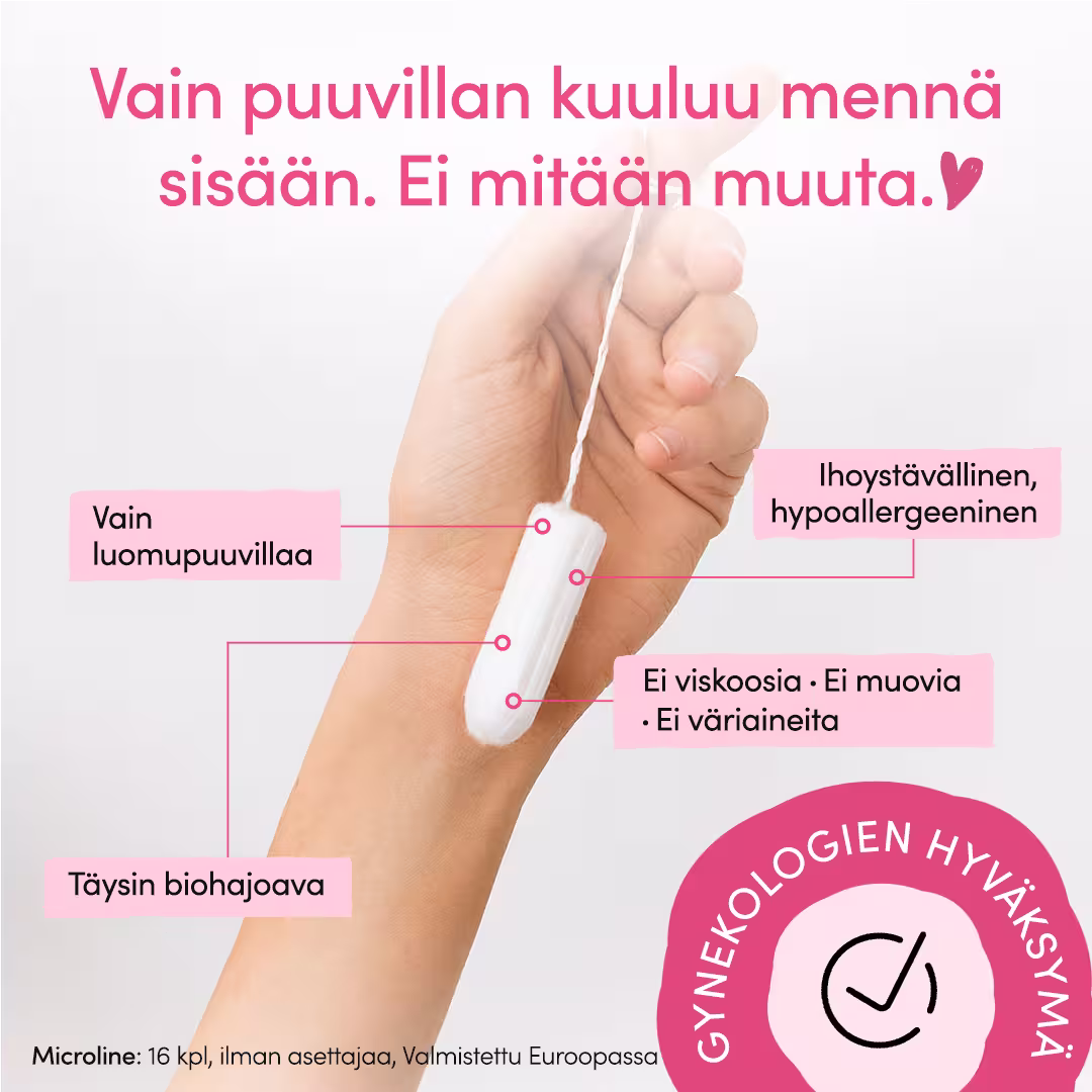 Mini orgaaniset tamponit
