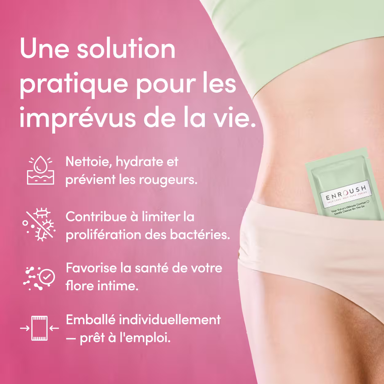 Lingettes intimes biodégradables