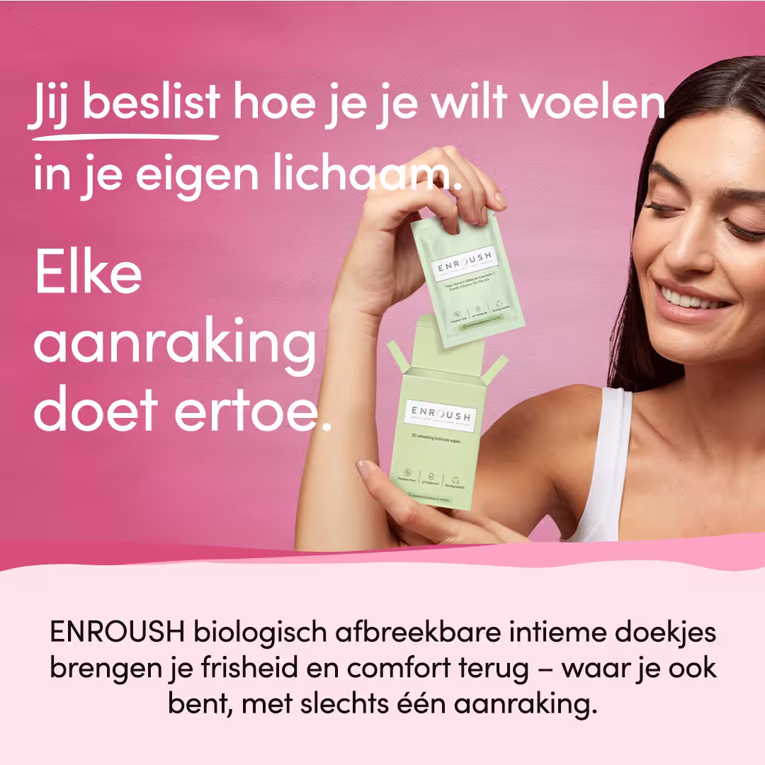 Biologisch afbreekbare intieme doekjes