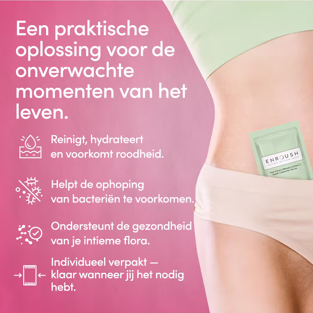 Biologisch afbreekbare intieme doekjes