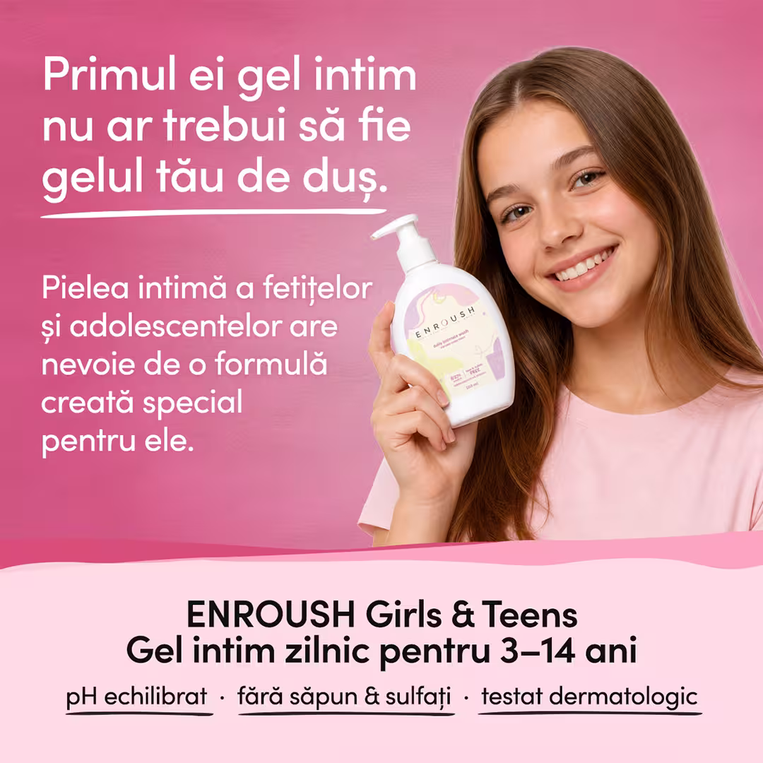 Gel intim zilnic pentru fetițe și adolescente