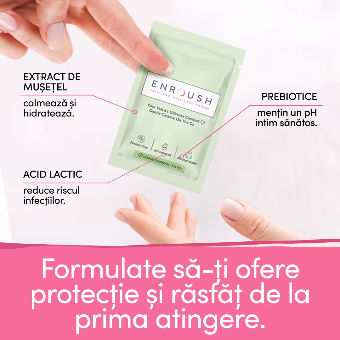 Șervețele intime biodegradabile