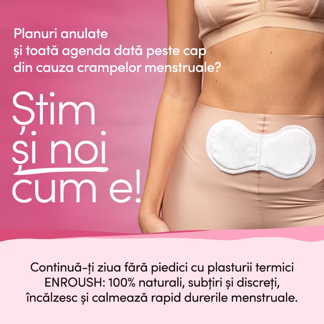 Plasturi termici menstruali 