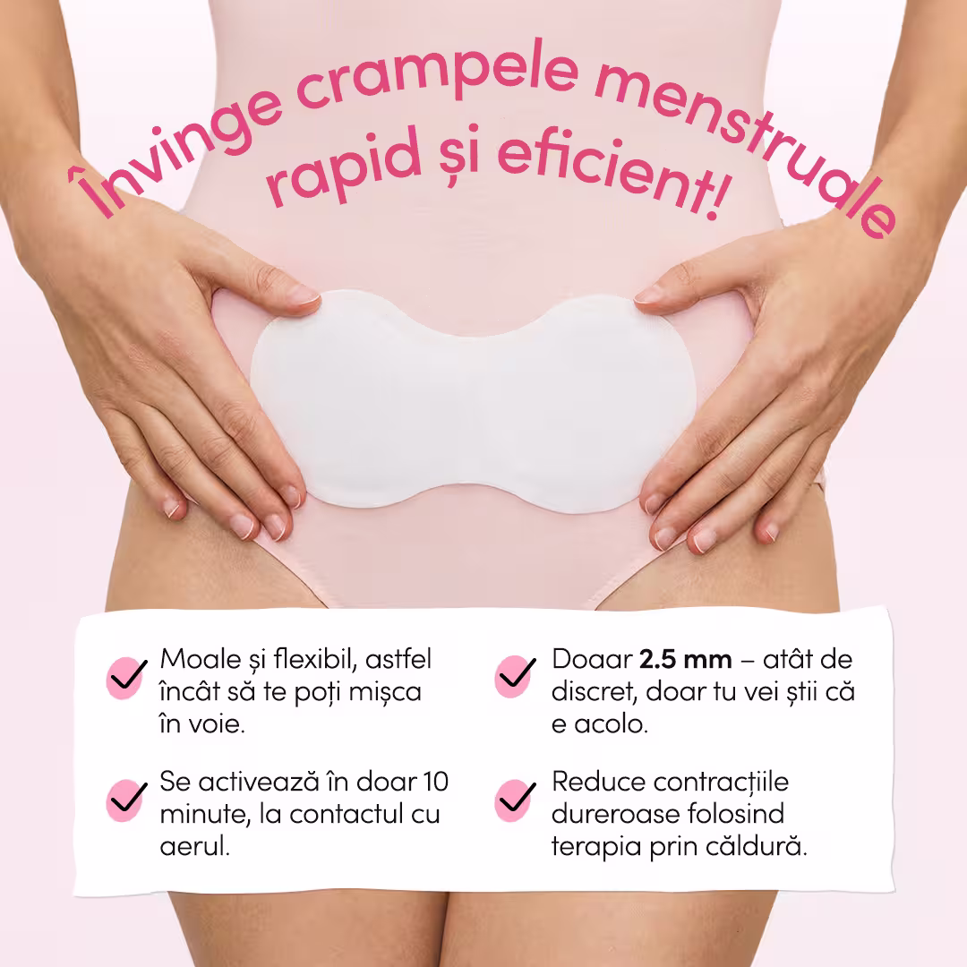 Plasturi termici menstruali 