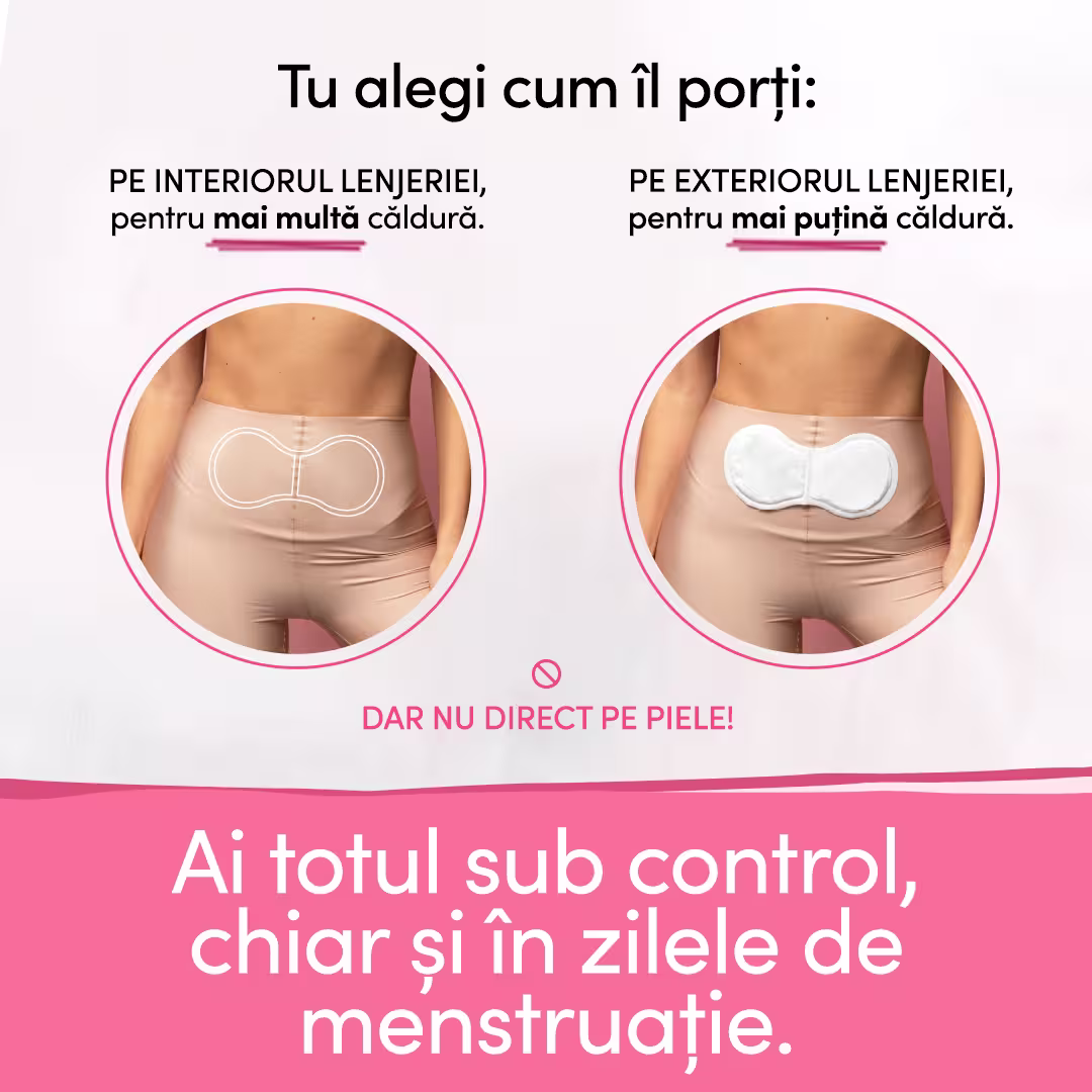 Plasturi termici menstruali 