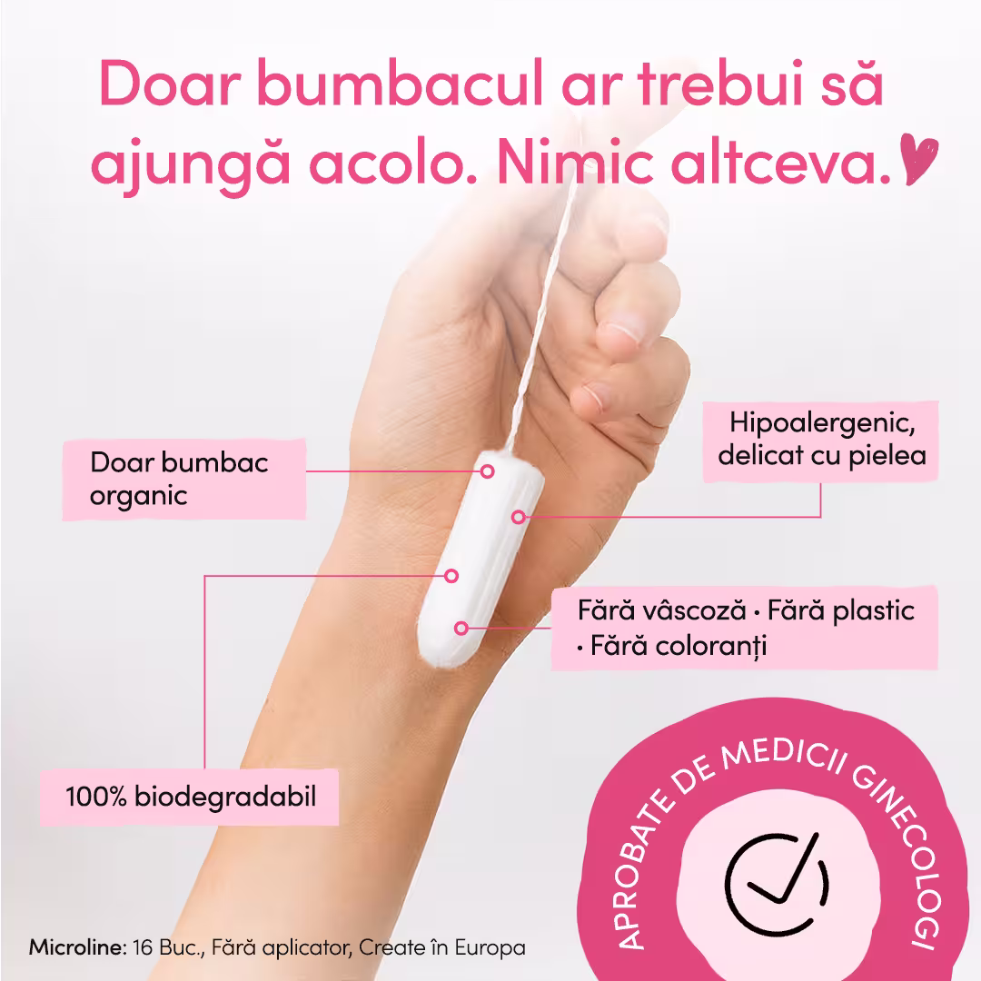 Tampoane organice mini